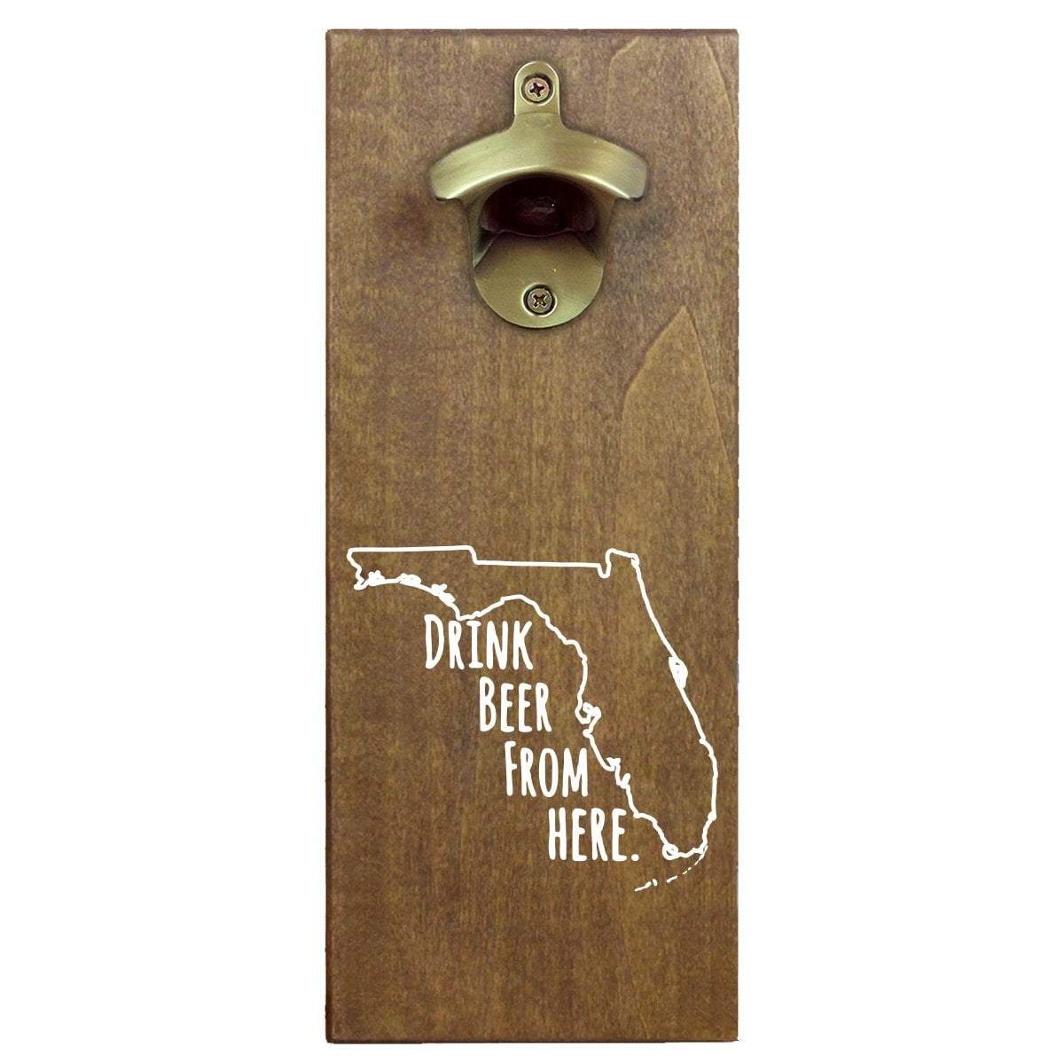 Florida Drink Beer From Here Cap Catching Magnetic Bottle Openers