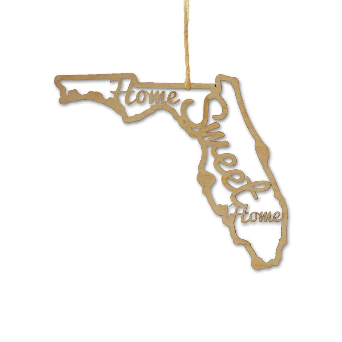 Florida Home Sweet Home Ornaments