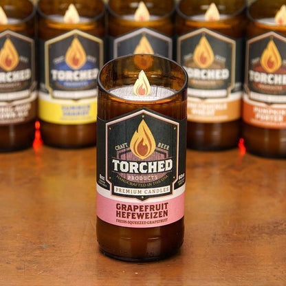 Grapefruit Hefeweizen Beer Candle