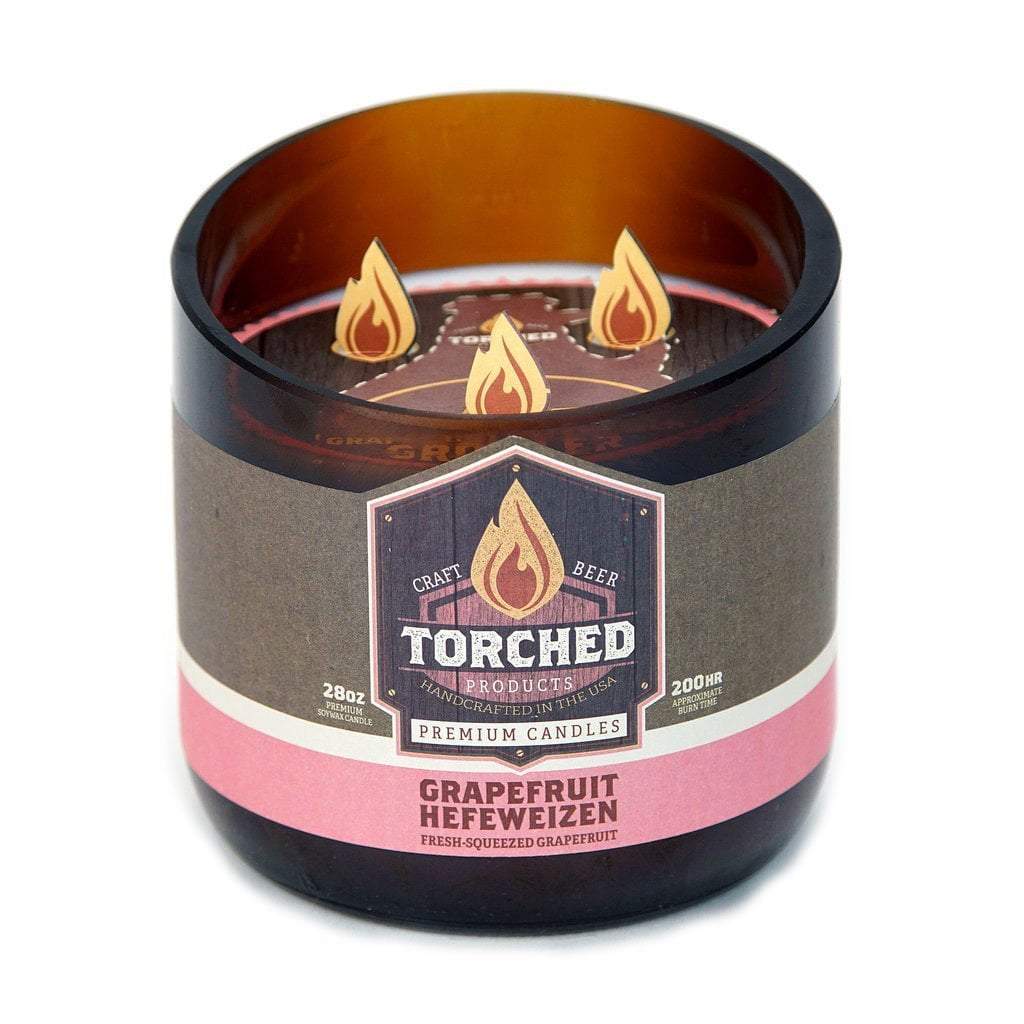 Grapefruit Hefeweizen Beer Candle