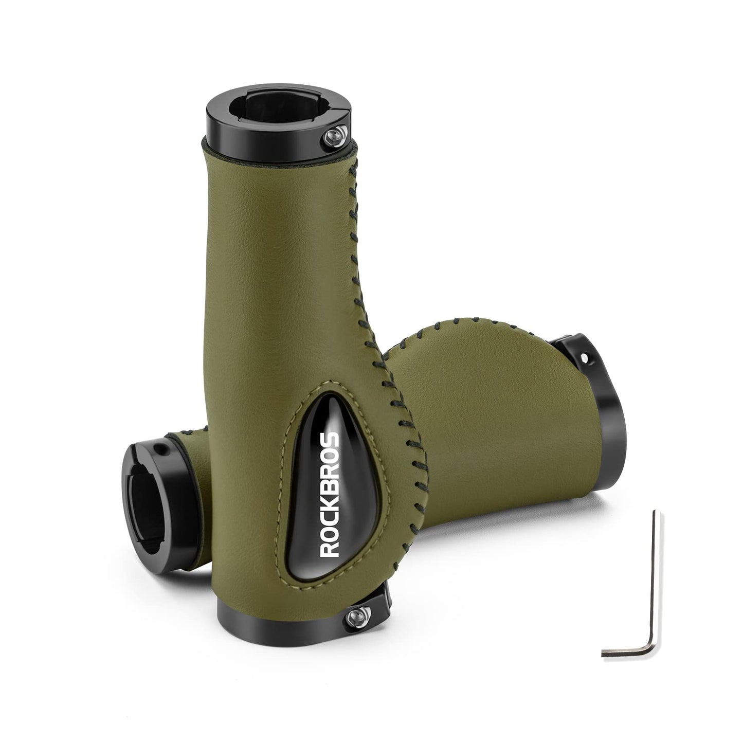 ROCKBROS Bike Handle Grips Ergonomics Design Soft Gel Dual Lock
