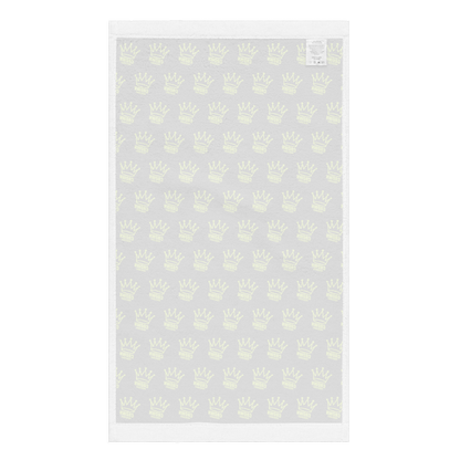 CROWN PICKLEBALL - Corona Pattern Hand Towel (BLACK)