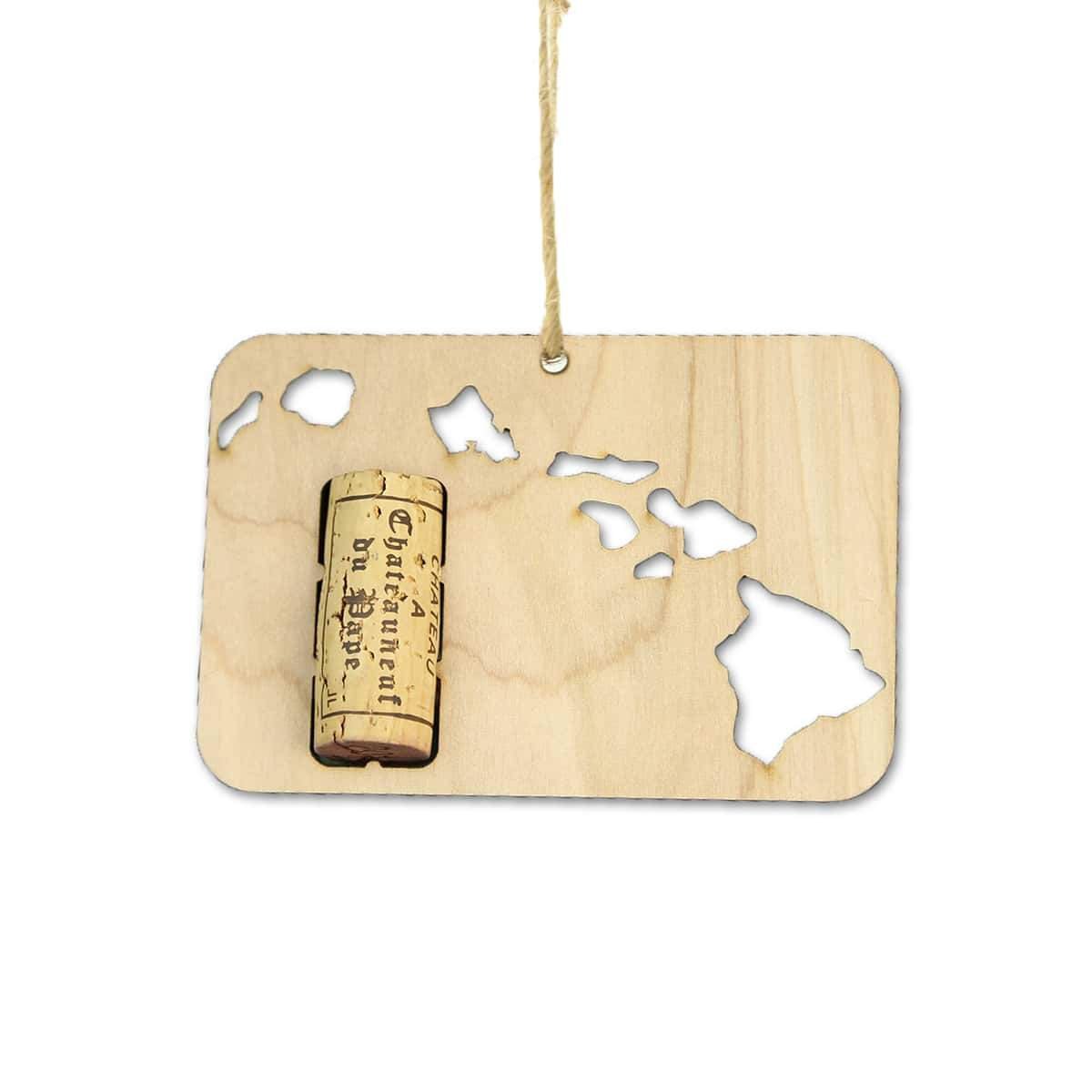 Hawaii Wine Cork Holder Ornaments