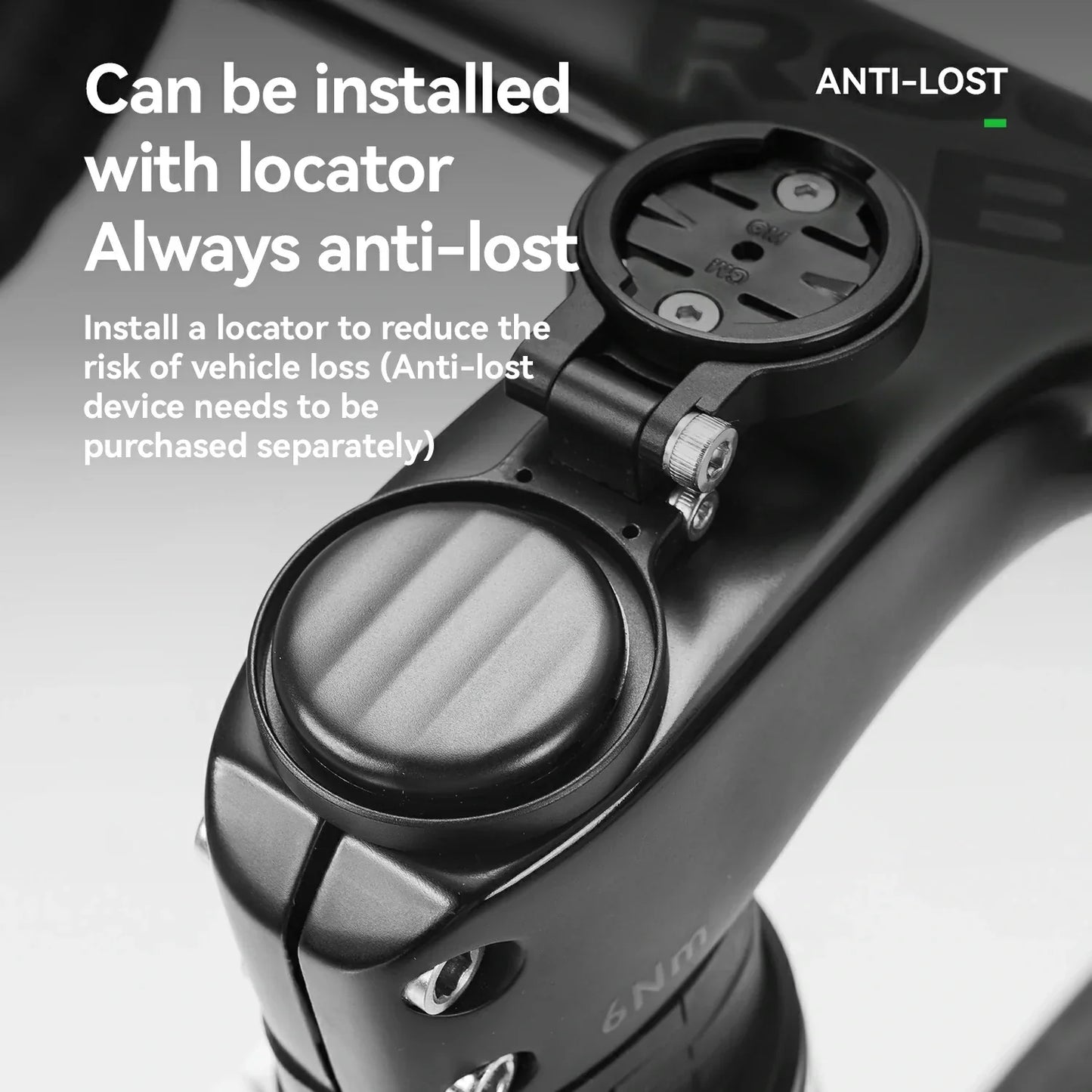 Adjustable Headset Cap Bike Computer Mount