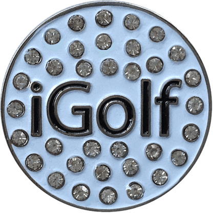 iGolf Crystal Ball Marker & Hat Clip by ReadyGOLF