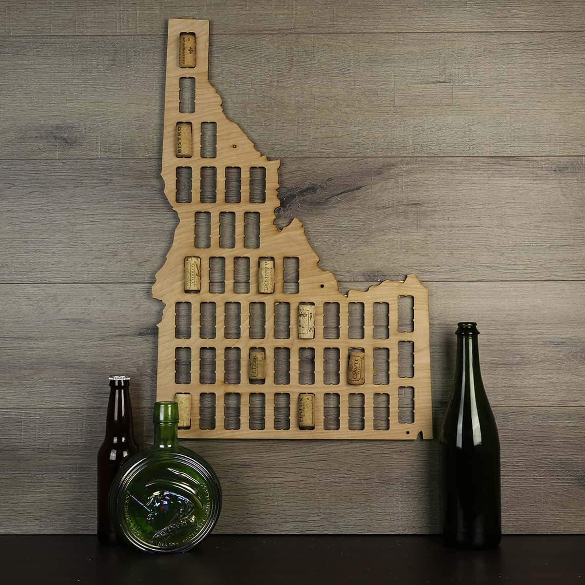 Idaho Wine Cork Map