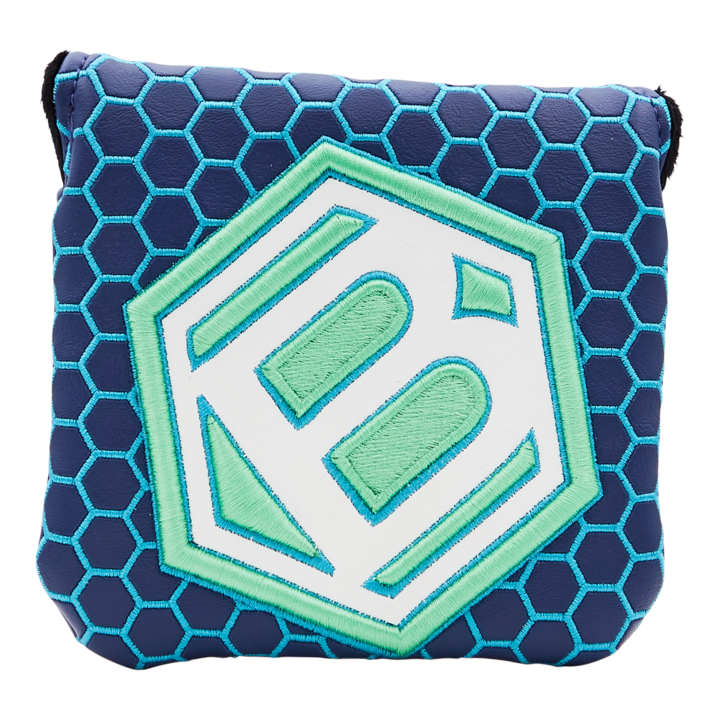 Bettinardi 2020 Jumbo Hex B Navy/Green Specialty Run Mallet Putter Headcover