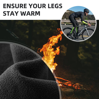 ROCKBROS Thermal Compression Leg Warmers for Men and Women, Full Leg Sleeves for Cycling