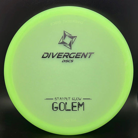 StayPut Glow Golem - First Glow Rubber Disc