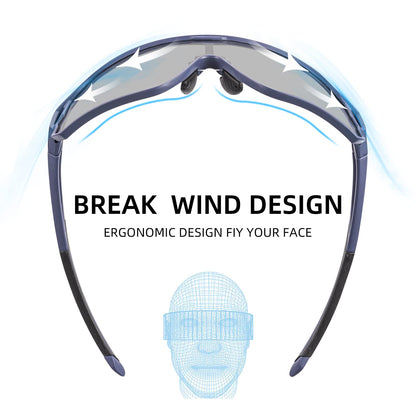 Thickened PC Lens Photochromic Sunglasses (UV400)
