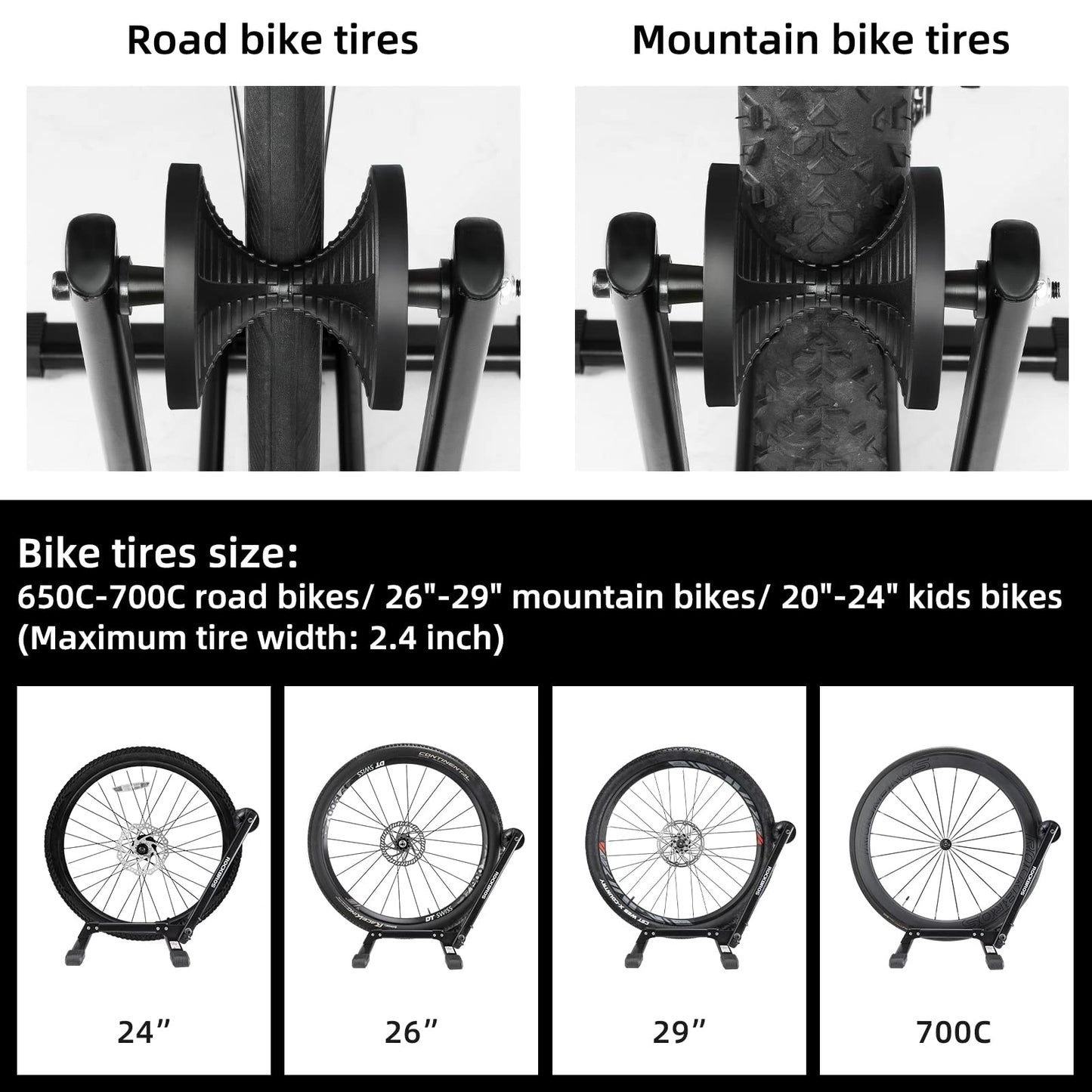 Foldable Bike Stand for 20"–29" Wheels