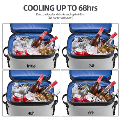 ROCKBROS Soft Cooler Waterproof 36 Can Insulated Leak Proof Soft Backpack