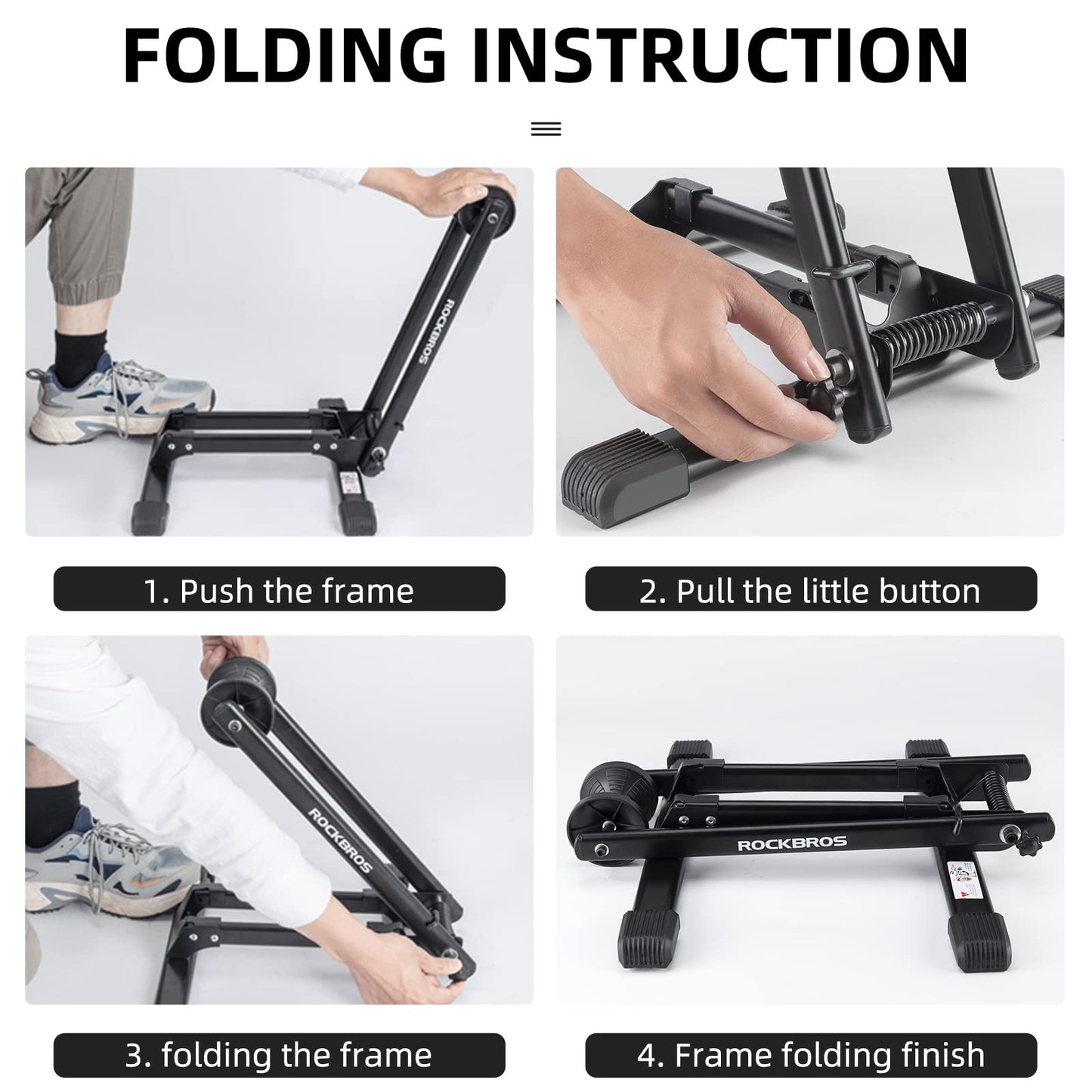 Foldable Bike Stand for 20"–29" Wheels