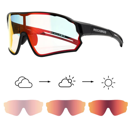 Thickened PC Lens Photochromic Sunglasses (UV400)