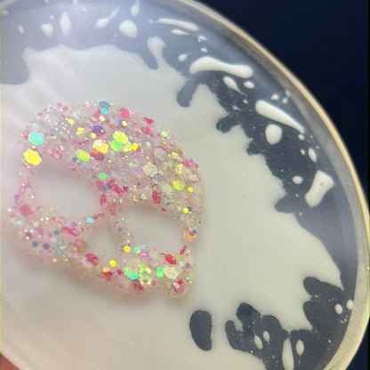 Wiser Hyzer Custom Resin Mini - Glow Skull Splatter