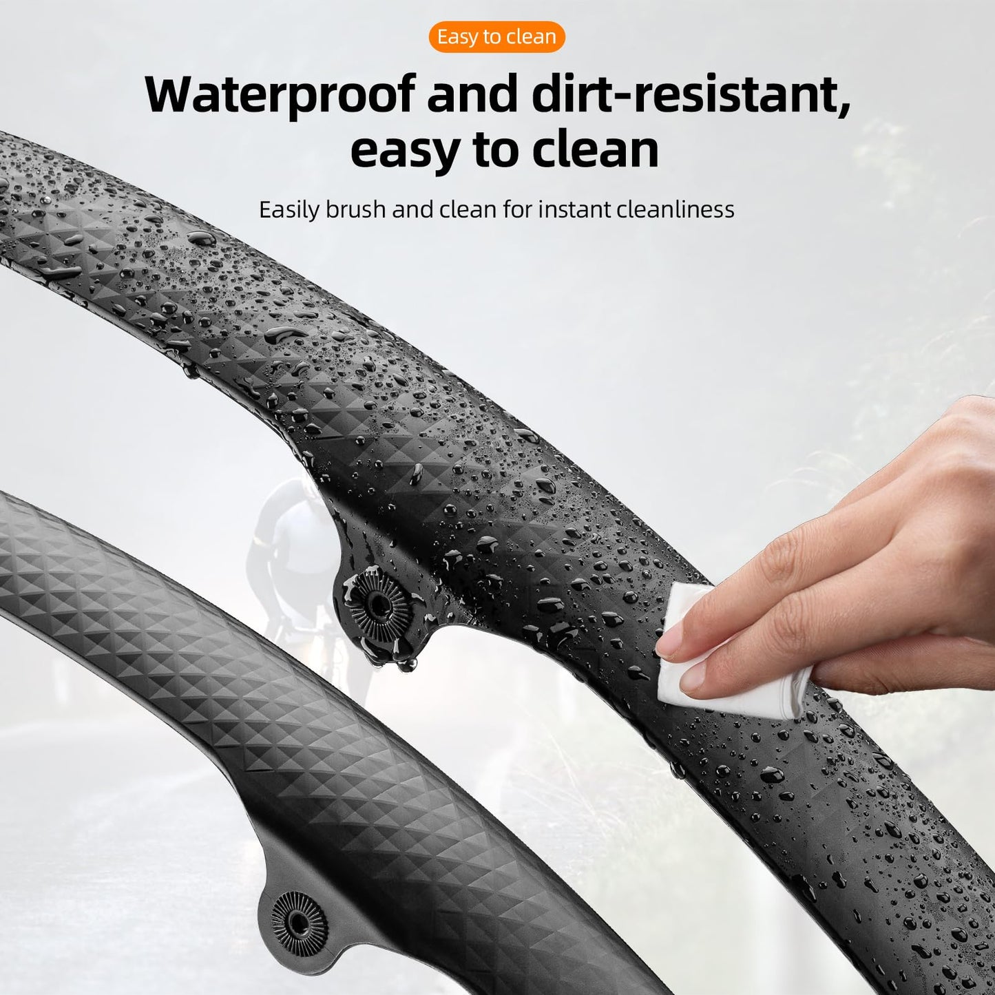 ROCKBROS Adjustable Bike Fenders Set for Road Bikes Easy Install