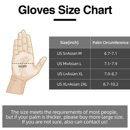 ROCKBROS Winter Gloves for Men Full Finger Touchscreen Cycling Gloves for Hiking Motorcycle
