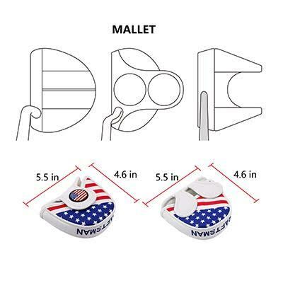 Surfer Girl Embroidered Mallet Putter Cover by ReadyGOLF