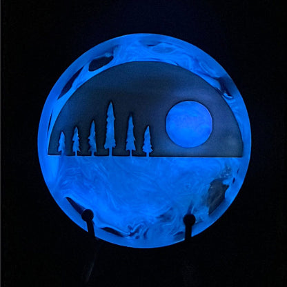 Wiser Hyzer Custom Resin Mini - Blue Glow Horizon