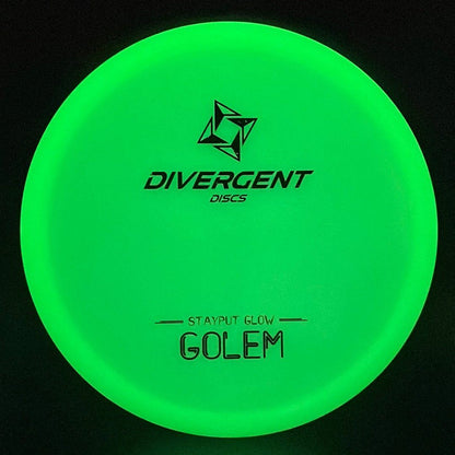 StayPut Glow Golem - First Glow Rubber Disc
