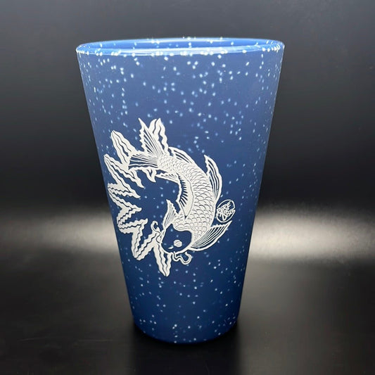 Silicone Pint Glass (16 Oz) - RAD Koi Stamped!