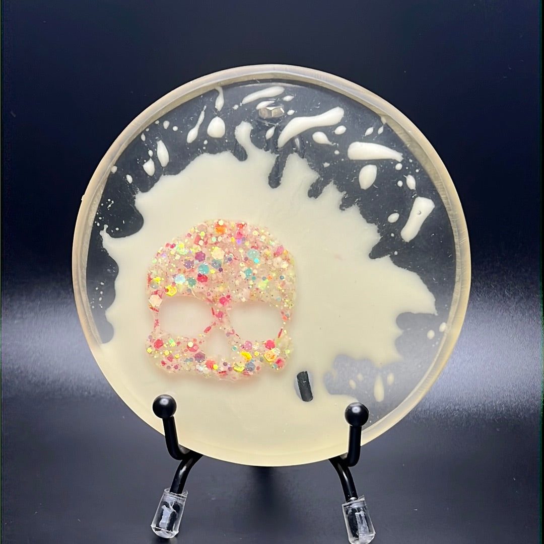 Wiser Hyzer Custom Resin Mini - Glow Skull Splatter