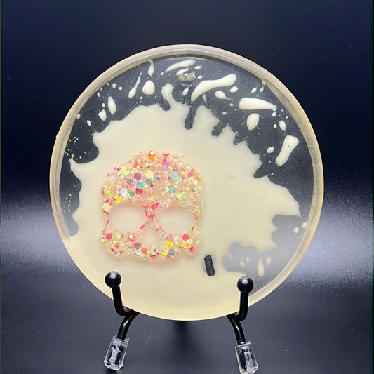 Wiser Hyzer Custom Resin Mini - Glow Skull Splatter