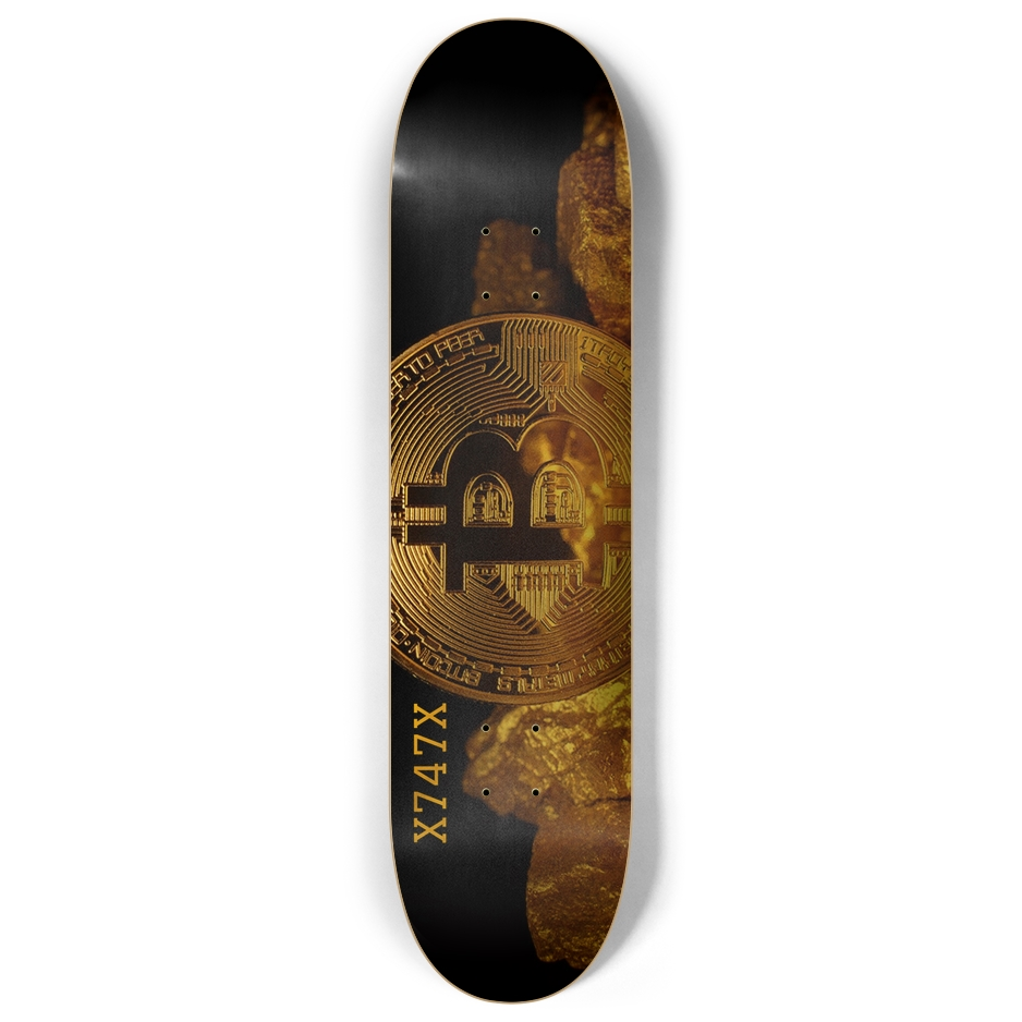 X747X BITCOIN (GOLD FOIL)