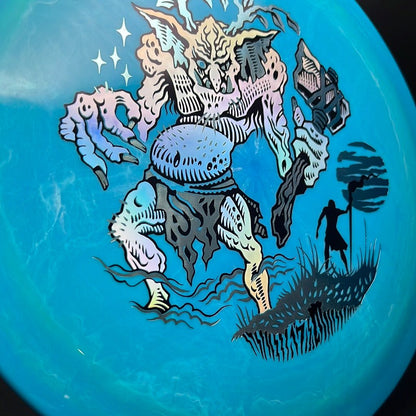 Swirly Aura Animus - Limited Goliath Triple Foil Stamp - Rare!