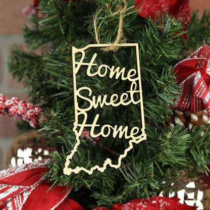 Indiana Home Sweet Home Ornaments