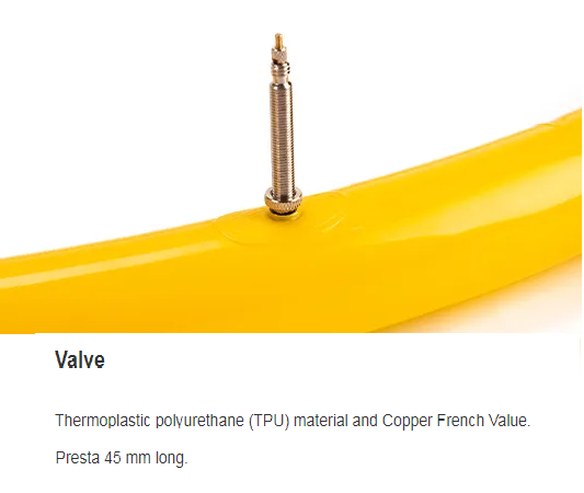 JIISO TPU Bike Inner Tube For Mountain Bike 27.5" and 29" FV45mm Presta Value MTB Tire Tubes