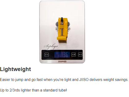 JIISO Ultralight 36g Road Bike 700x18/32C TPU Inner Tube 45/65/80mm French Valve