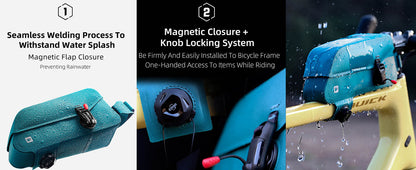 Rhinowalk Waterproof Magnetic Bicycle Top Tube Bag-2L, K33