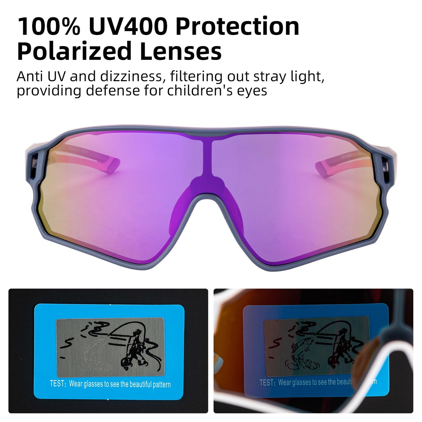 Kids Polarized Sunglasses for Youth (UV400)