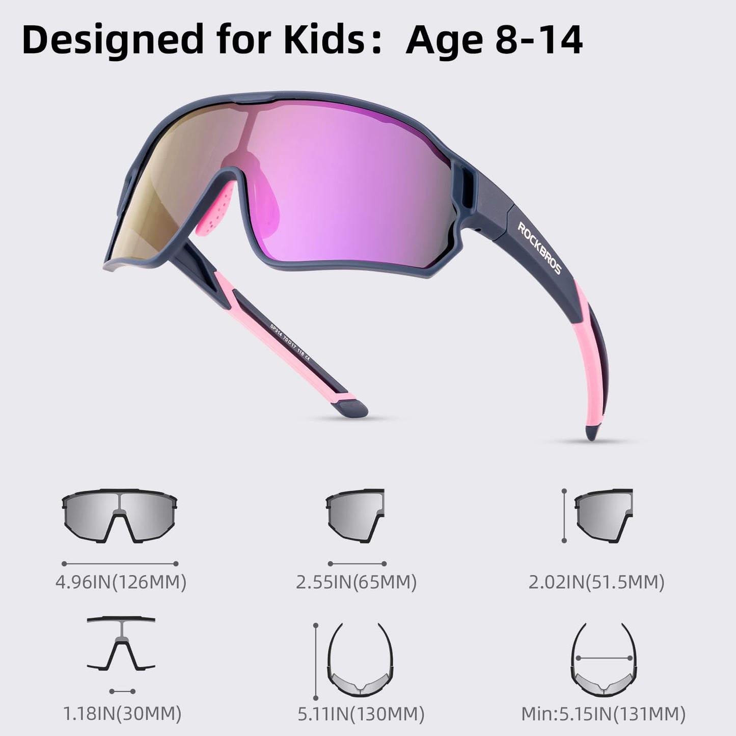 Kids Polarized Sunglasses for Youth (UV400)