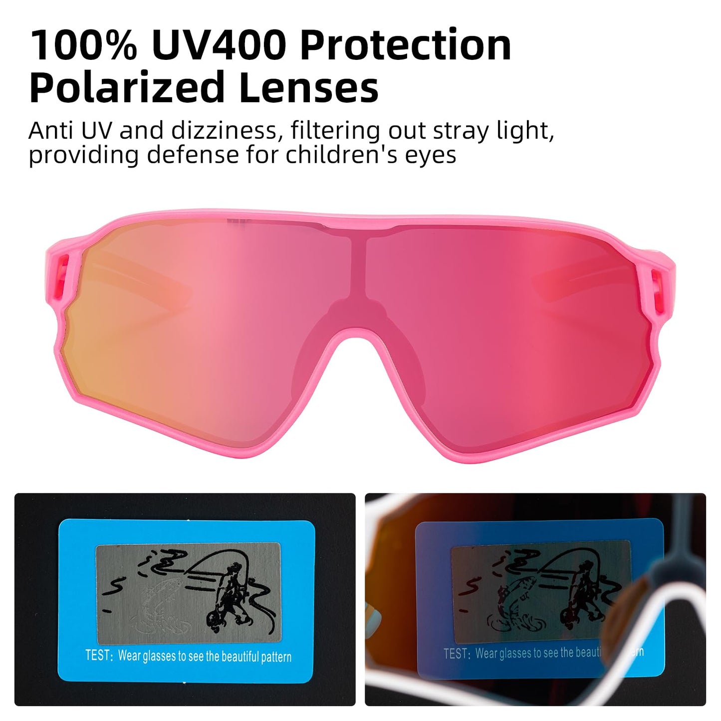 Kids Polarized Sunglasses for Youth (UV400)