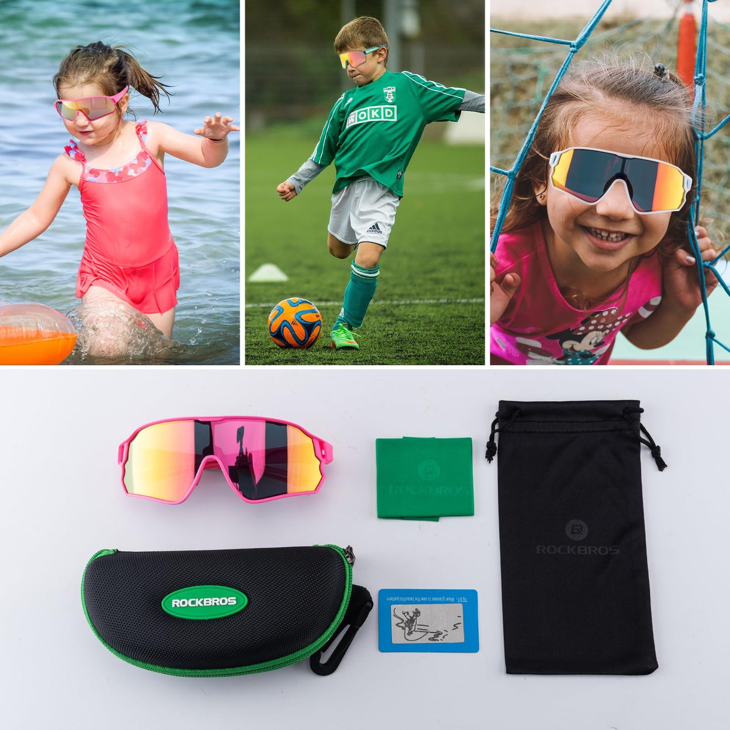 Kids Polarized Sunglasses for Youth (UV400)
