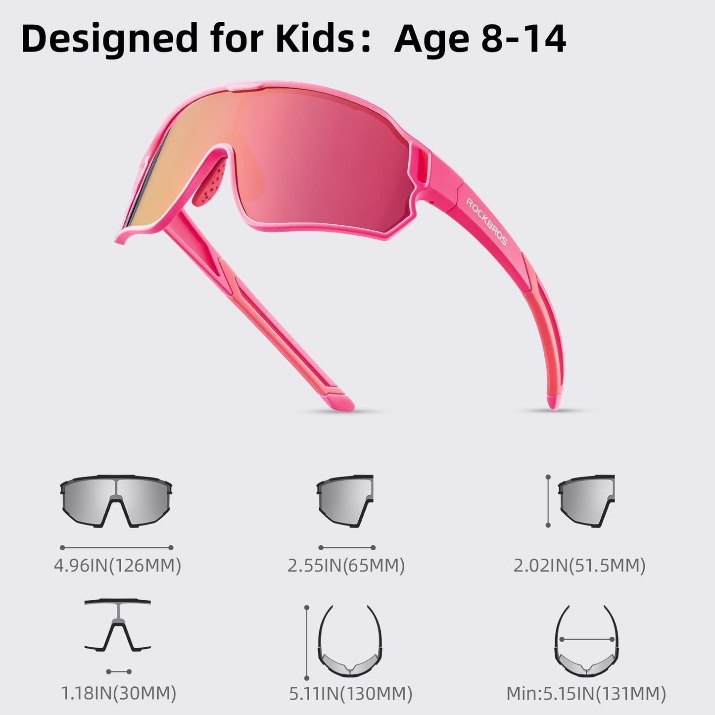 Kids Polarized Sunglasses for Youth (UV400)