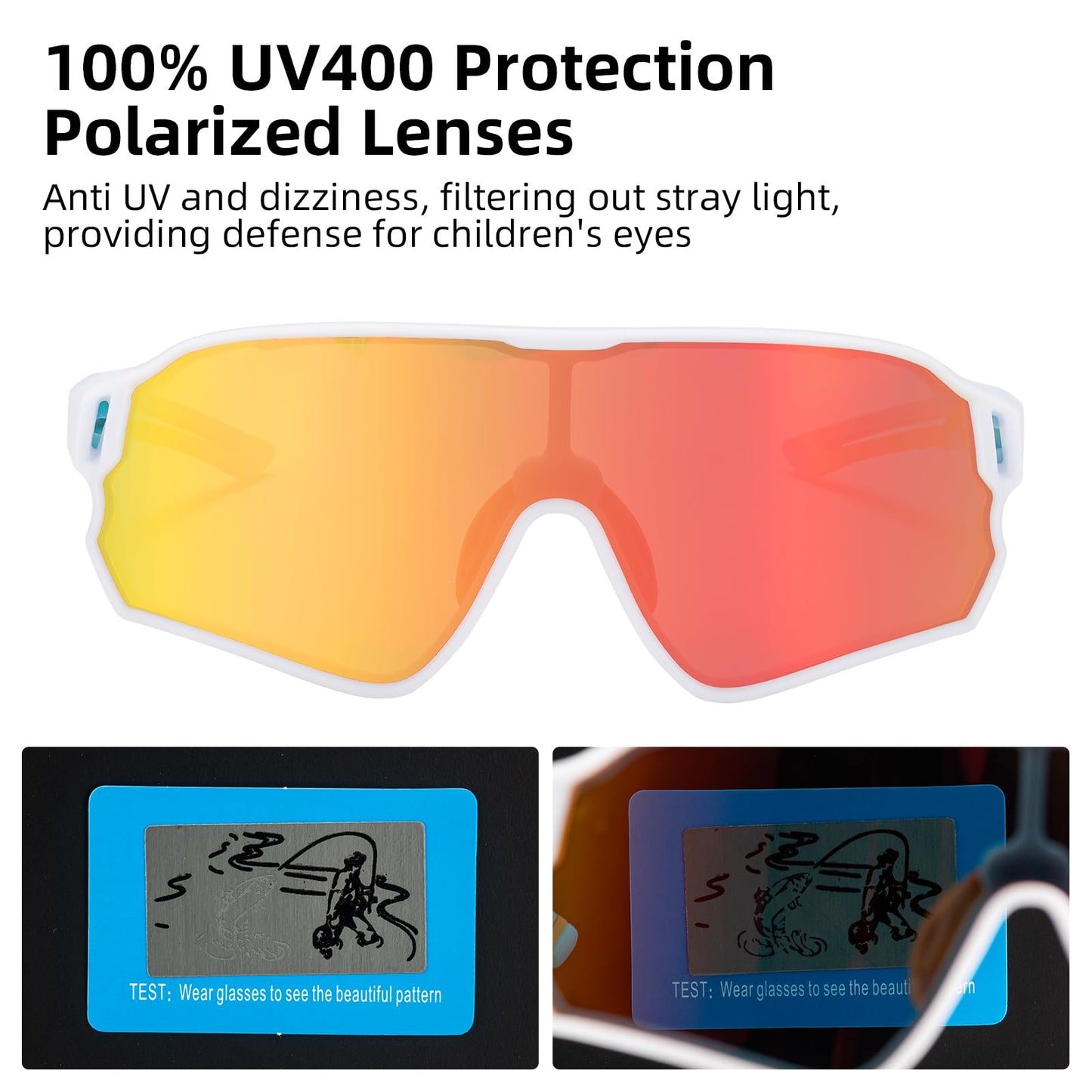 Kids Polarized Sunglasses for Youth (UV400)