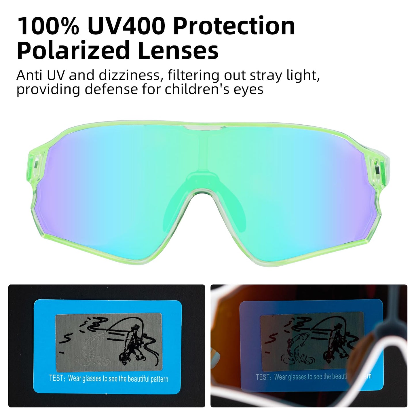 Kids Polarized Sunglasses for Youth (UV400)