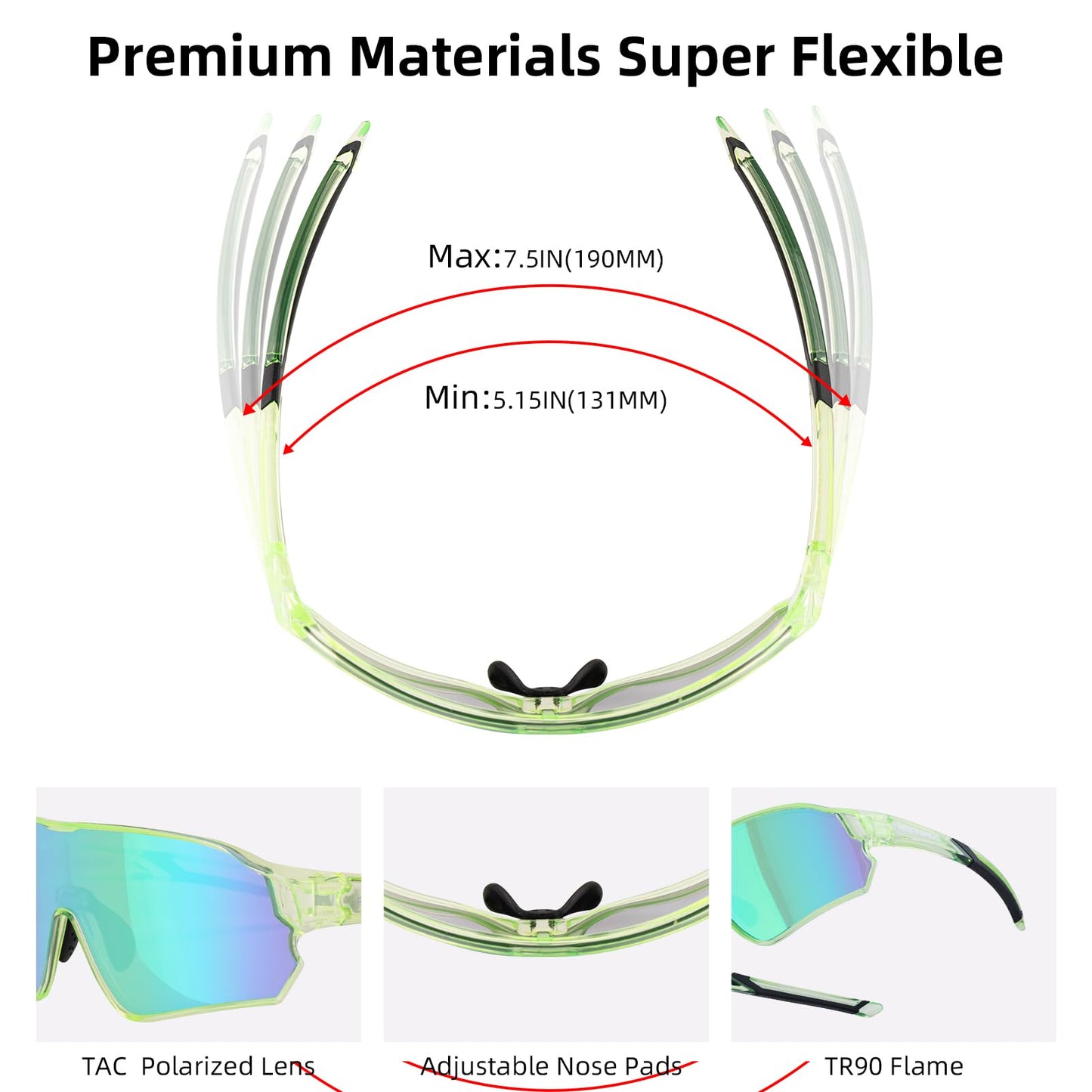 Kids Polarized Sunglasses for Youth (UV400)