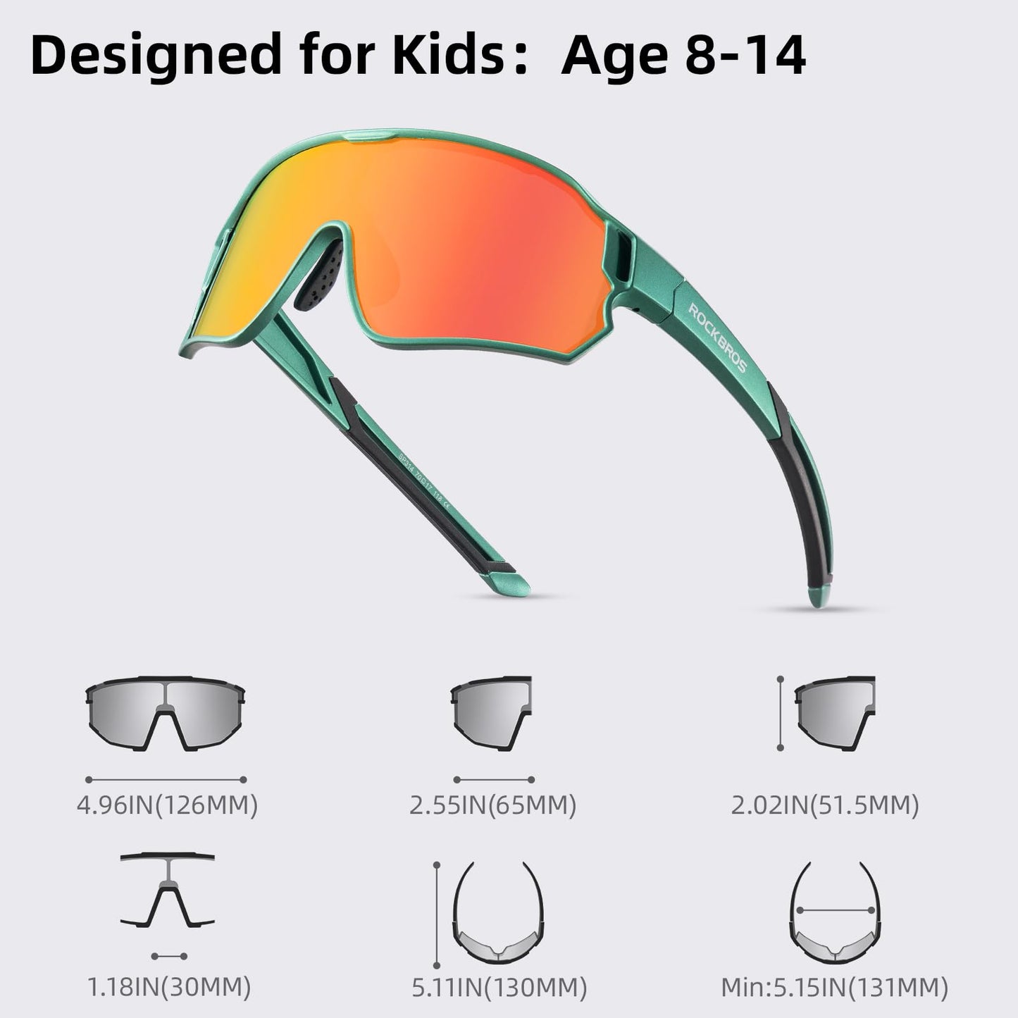 Kids Polarized Sunglasses for Youth (UV400)