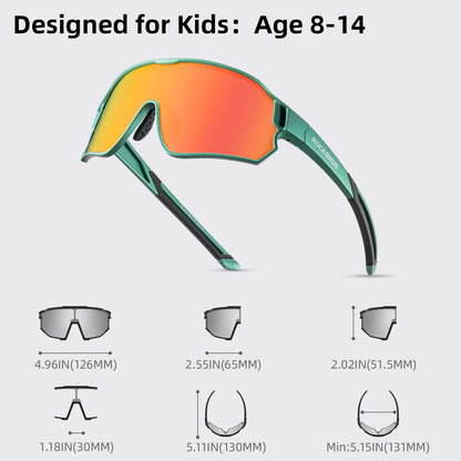 Kids Polarized Sunglasses for Youth (UV400)