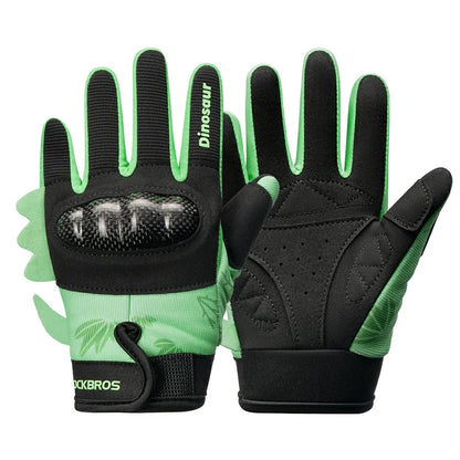 Kids Full Finger Gloves with Hard Shell Protection