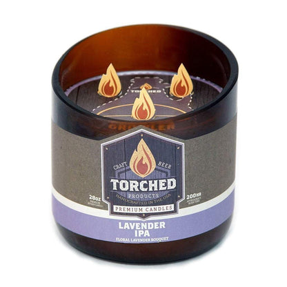 Lavender IPA Beer Candle