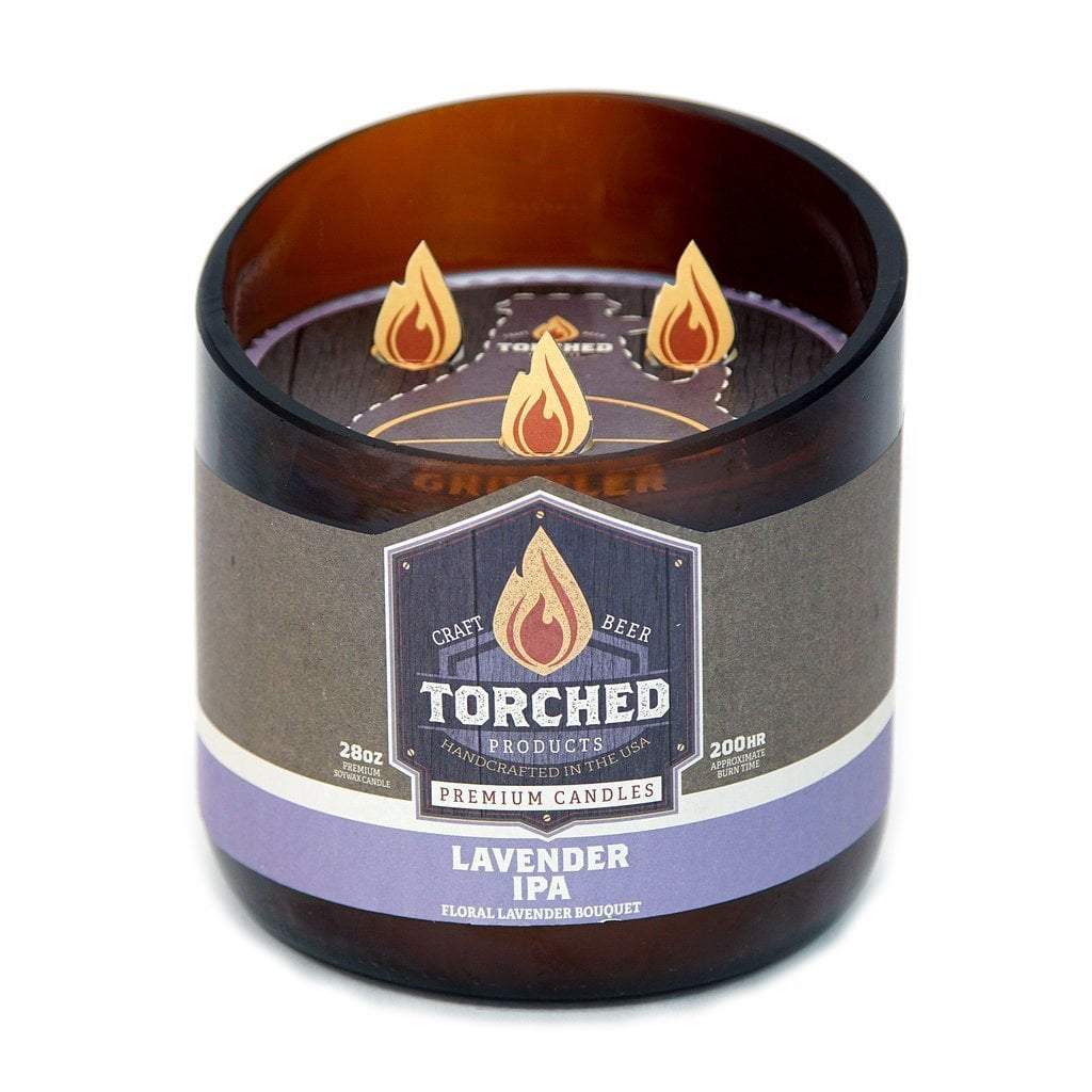 Lavender IPA Beer Candle