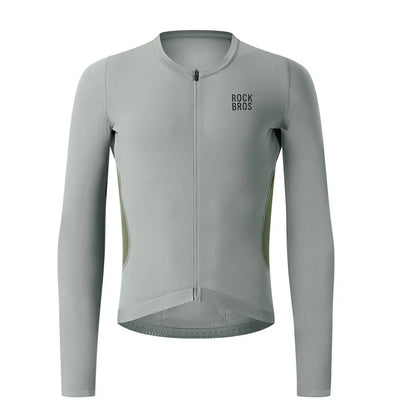 Men¡¯s Long Sleeve Cycling Jersey Lightweight with Breathable Mesh Panels
