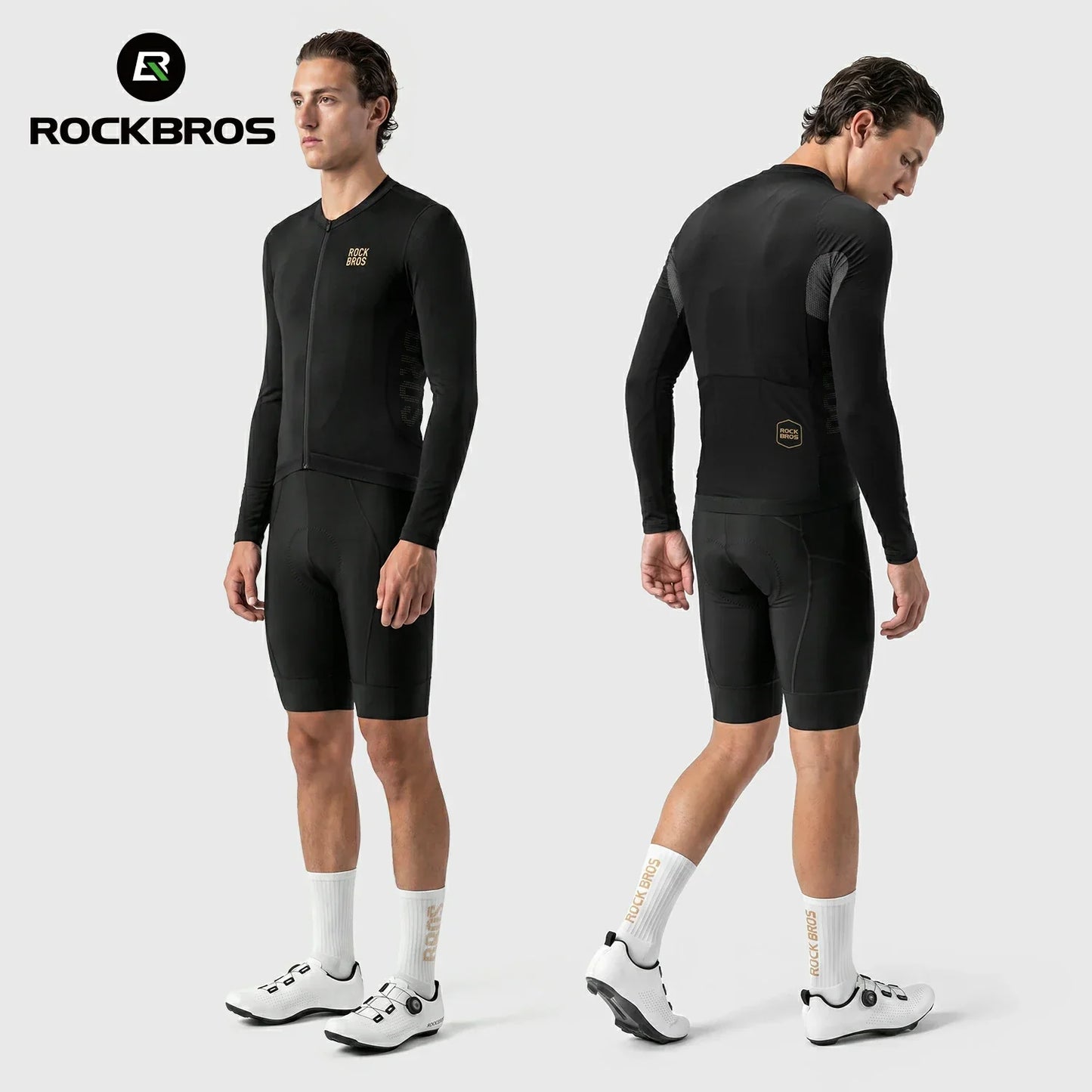 Men¡¯s Long Sleeve Cycling Jersey Lightweight with Breathable Mesh Panels