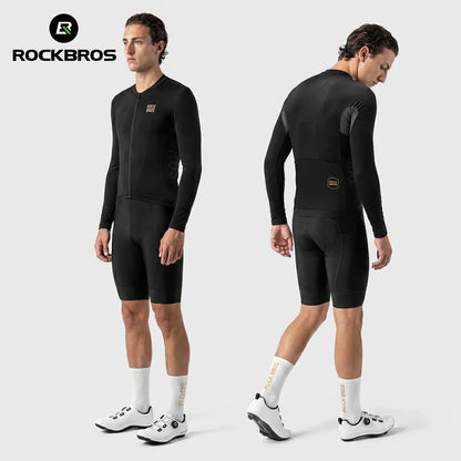 Men¡¯s Long Sleeve Cycling Jersey Lightweight with Breathable Mesh Panels