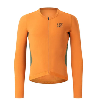 Men¡¯s Long Sleeve Cycling Jersey Lightweight with Breathable Mesh Panels